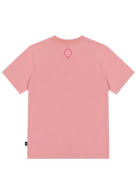 T-shirt bambina rosa in cotone MARCELO BURLON | JGSW099ROSA